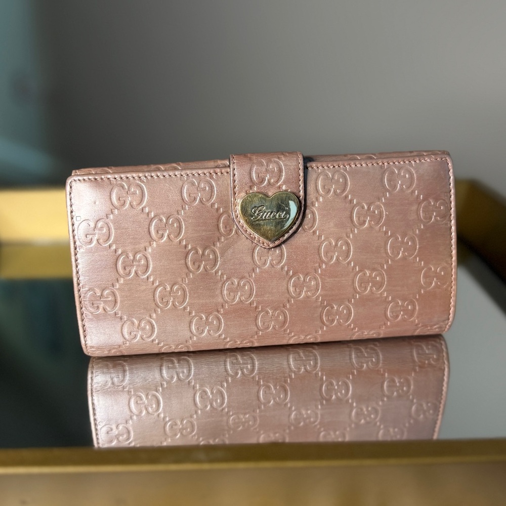 Gucci Heart Collection Leather Wallet